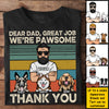 Dear Mom Dad We're Pawsome - Personalized Unisex T-Shirt, Hoodie - Gift For Pet Lovers