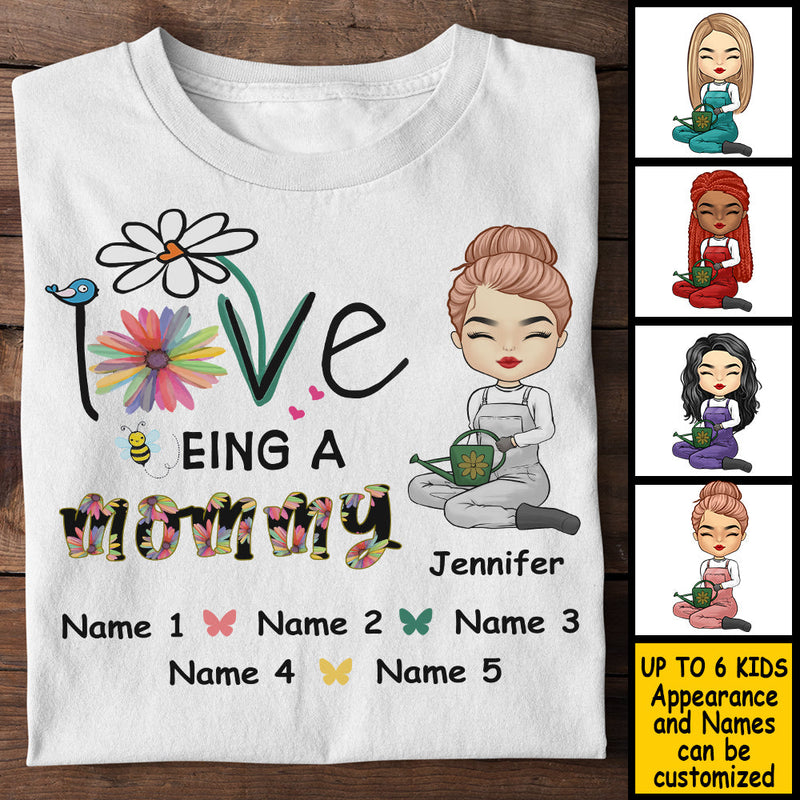 Love Being A Mommy - Gift For Mom, Personalized Unisex T-shirt, Hoodie
