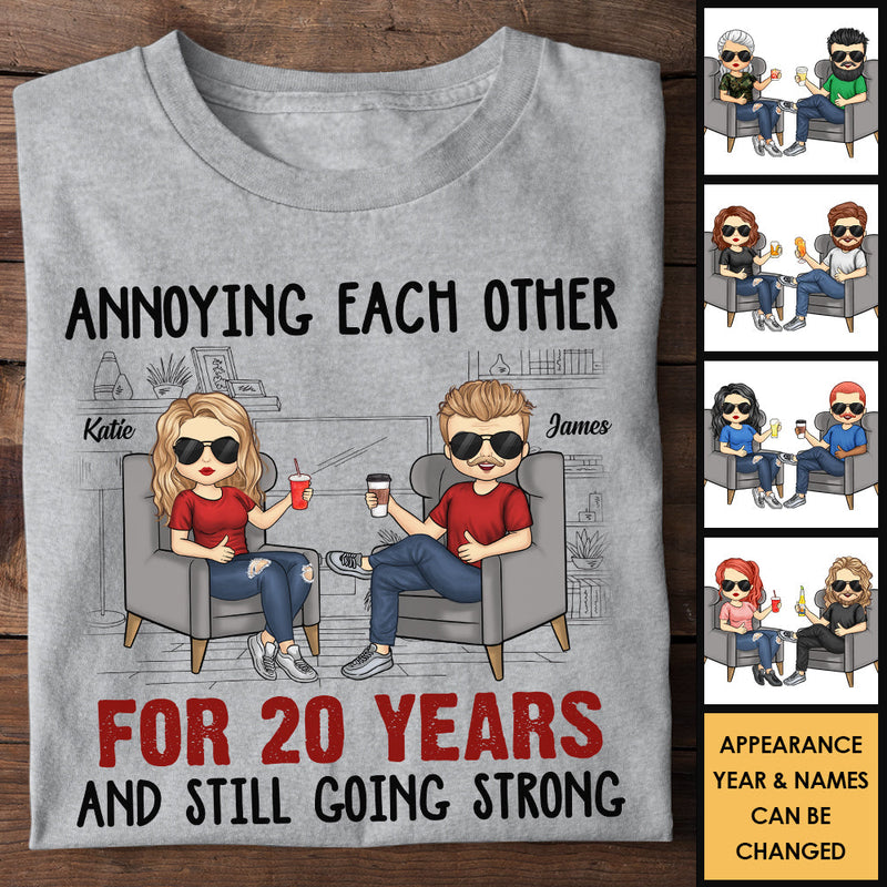Husband Wife Annoying Each Other For Many Years - Gift For Couples, Husband Wife, Personalized Unisex T-shirt, Hoodie