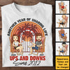 Another Year Of Sharing Life Ups And Downs Together - Personalized Unisex T-shirt, Hoodie, Sweatshirt - Gift For Couple, Husband Wife, Anniversary, Engagement, Wedding, Marriage Gift