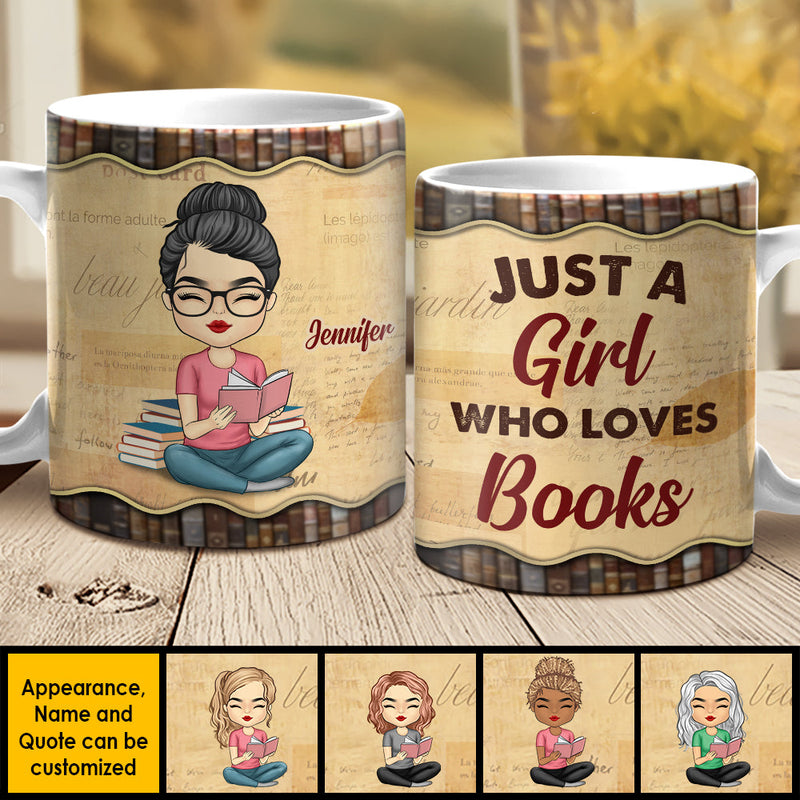 I Like Books And Coffee And Maybe 3 People - Personalized Mug