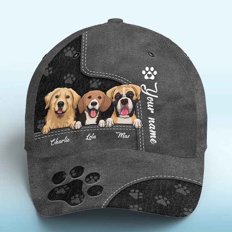 Our Little Paw Angels Black - Dog & Cat Personalized Custom Hat, All Over Print Classic Cap - New Arrival, Gift For Pet Owners, Pet Lovers