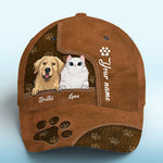 Our Little Paw Angels Brown - Dog & Cat Personalized Custom Hat, All Over Print Classic Cap - New Arrival, Gift For Pet Owners, Pet Lovers