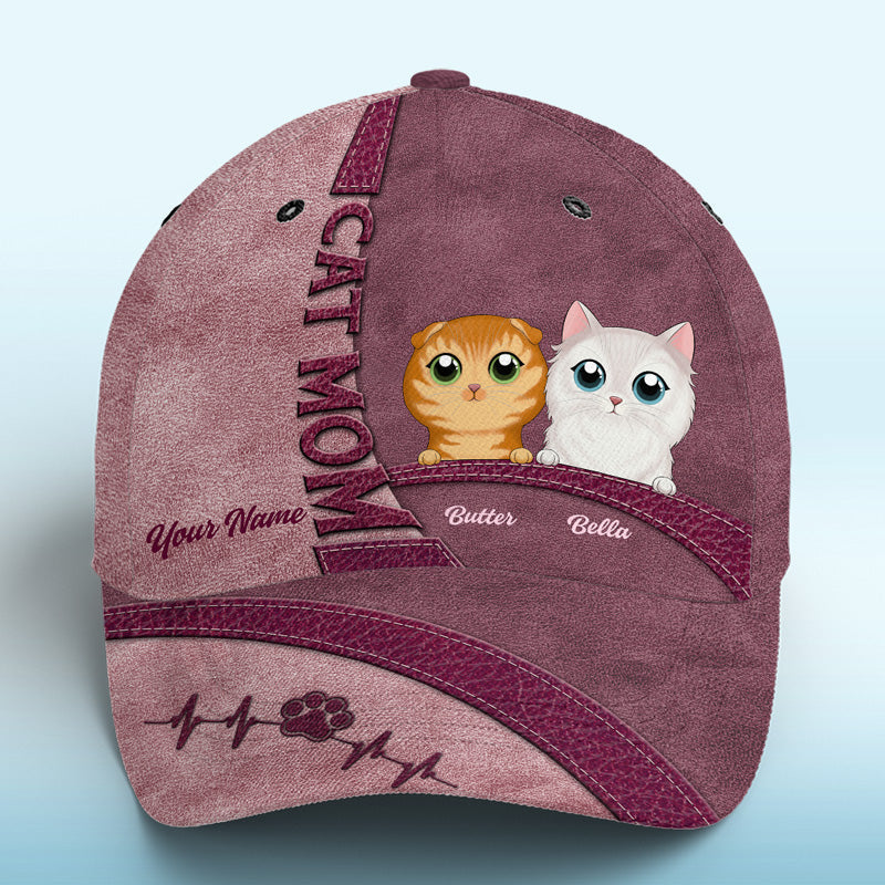What Greater Gift Than The Love Of A Cat Pink - Cat Personalized Custom Hat, All Over Print Classic Cap - New Arrival, Gift For Pet Owners, Pet Lovers