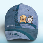 Happiness Is A Warm Puppy Navy - Dog Personalized Custom Hat, All Over Print Classic Cap - New Arrival, Gift For Pet Owners, Pet Lovers