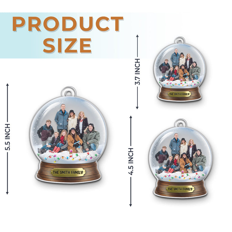 Custom Photo Couples That Laugh Together, Last Together - Couple Personalized Custom Ornament - Acrylic Custom Shaped - Christmas Gift For Husband Wife, Anniversary