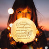 Smart Enough To Know When You Need Help - Moon Lamp - To My Daughter, Gift For Daughter, Daughter Gift From Dad, Birthday Gift For Daughter, Christmas Gift