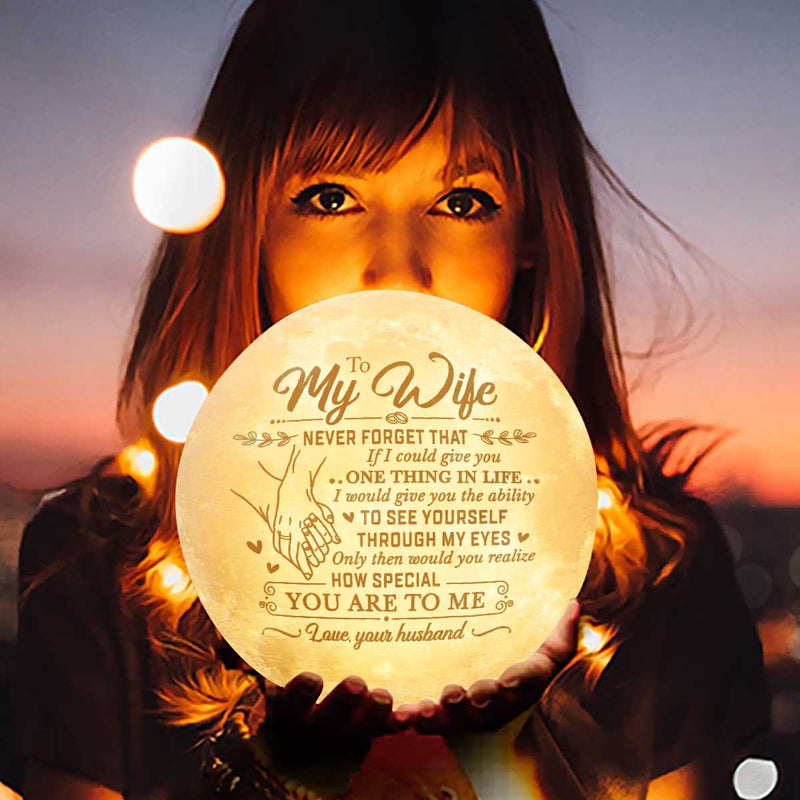 How Special You Are To Me - Moon Lamp - To My Wife, Gift For Wife, Anniversary, Engagement, Wedding, Marriage Gift, Christmas Gift