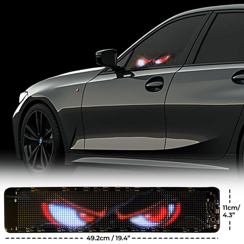 Glow On The Go, Car Led Light Banner - Gift For Family Members, Best Friends, BFF, Husband Wife