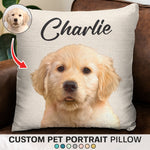 Custom Photo I Love My Dog - Dog & Cat Personalized Custom Pillow - Christmas Gift For Dog Lovers, Pet Owners