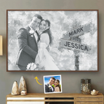 Custom Photo I Need You Because I Love You - Couple Personalized Custom Horizontal Poster - Gift For Husband, Wife, Couple