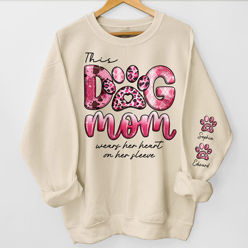 Life Is Better With Dog - Dog Personalized Custom Unisex Sweatshirt With Design On Sleeve - Gift For Pet Owners, Pet Lovers