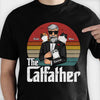 Cat Father The Man The Myth The Legend - Gift For Dad, Personalized Unisex T-Shirt