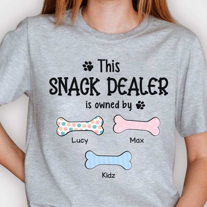 This Snack Dealer Is Owned By - Personalized Unisex T-Shirt