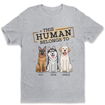 You Belong To Me - Dog Personalized Custom Unisex T-shirt, Hoodie, Sweatshirt - Father's Day, Gift For Pet Owners, Pet Lovers