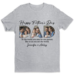 Custom Photo You're The World To Us - Family Personalized Custom Unisex T-shirt, Hoodie, Sweatshirt - Father's Day, Birthday Gift For Dad