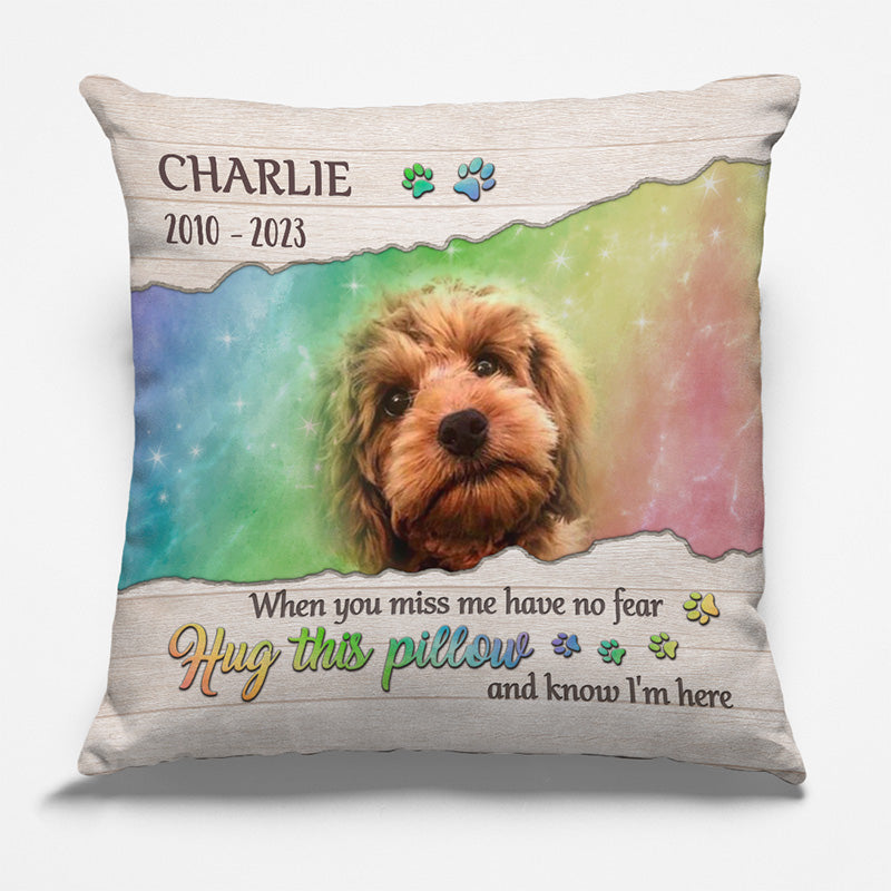 Custom Photo Always By Your Side - Memorial Personalized Custom Pillow - Sympathy Gift, Gift For Pet Owners, Pet Lovers
