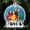 Custom Photo Friends ‘Till The End - Bestie Personalized Custom Ornament - Acrylic Snow Globe Shaped - Christmas Gift For Best Friends, BFF, Sisters