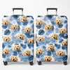 Custom Photo Love Is A Four-Legged Word - Dog & Cat Personalized Custom Luggage Cover - Holiday Vacation Gift, Gift For Adventure Travel Lovers, Pet Owners, Pet Lovers