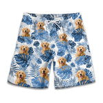 Custom Photo Beach More Worry Less - Dog & Cat Personalized Custom Tropical Hawaiian Aloha Men Beach Shorts - Summer Vacation Gift, Birthday Party Gift For Pet Owners, Pet Lovers