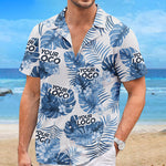 Custom Photo Summer Time - Company Logo Personalized Custom Unisex Tropical Hawaiian Aloha Shirt - Summer Vacation Gift, Gift For Coworker, Team Members