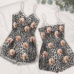 Custom Photo Best Summer Ever With My Beloved - Dog & Cat Personalized Custom Sleeveless Romper - Gift For Pet Owners, Pet Lovers