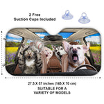 Custom Photo Best Friends Are Ones With Paws - Dog & Cat Personalized Custom Auto Windshield Sunshade, Car Window Protector - Gift For Pet Owners, Pet Lovers