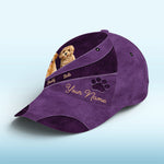 Custom Photo Dogs Never Bite Me Just Humans - Dog & Cat Personalized Custom Hat, All Over Print Classic Cap - Gift For Pet Owners, Pet Lovers