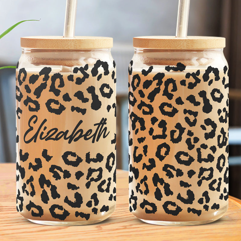 Love Yourself Like You Are Loved - Personalized Custom Glass Cup, Iced Coffee Cup - Birthday Gift, Gift For Yourself