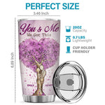 I Have Found The One Whom My Soul Loves - Couple Personalized Custom Tumbler - Gift For Husband Wife, Anniversary
