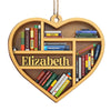 It's A Good Day To Read - Personalized Custom Ornament - Wood Heart Shaped - Christmas Gift For Book Lovers