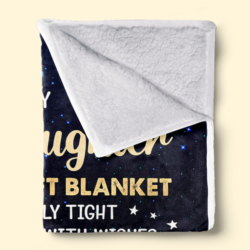 To My Lovely Granddaughter - Family Personalized Custom Blanket - Birthday Gift From Mom, Grandma