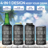 This Guy Is One Awesome Dad - Family Personalized Custom 4 In 1 Can Cooler Tumbler - Birthday Gift For Dad