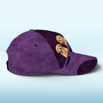 Custom Photo Dogs Never Bite Me Just Humans - Dog & Cat Personalized Custom Hat, All Over Print Classic Cap - Gift For Pet Owners, Pet Lovers
