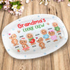 Nana's Perfect Batch - Family Personalized Custom Platter - Christmas Gift For Grandma