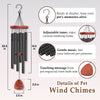Once By My Side, Forever In My Heart - Memorial Personalized Custom Wind Chime - Sympathy Gift, Gift For Pet Owners, Pet Lovers