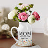 Time Together As A Family Is A Gift - Family Personalized Custom Home Decor Flower Vase - Mother's Day, House Warming Gift For Mom, Grandma