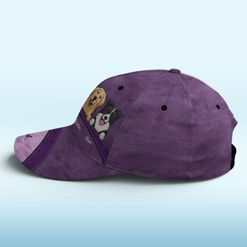 Life Is Better With Dogs Gray - Dog Personalized Custom Hat, All Over Print Classic Cap - New Arrival, Gift For Pet Owners, Pet Lovers