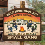 Welcome To Our Camper The Friendship Is Free - Camping Personalized Custom Shaped Home Decor Wood Sign - House Warming Gift For Best Friends, Camping Lovers