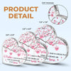 Mother's Love Is The Heart Of A Family - Family Personalized Custom Heart Shaped Acrylic Plaque - Gift For Mom, Grandma