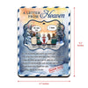 As We Sit In Heaven - Memorial Personalized Custom Wooden Card With Pop Out Ornament - Christmas Gift, Sympathy Gift For Family Members