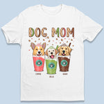 Mom & Catpuccino Puppuccino Coffee - Dog & Cat Personalized Custom Unisex T-shirt, Hoodie, Sweatshirt - Gift For Pet Owners, Pet Lovers