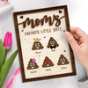 I May Be A Little Poo - Family Personalized Custom 2-Layered Wooden Plaque With Stand - House Warming Gift For Mom