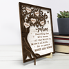 We Need To Say We Love You - Family Personalized Custom 2-Layered Wooden Plaque With Stand - House Warming Gift For Mom, Grandma