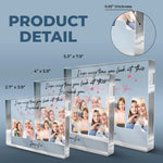 Custom Photo We'll Always Need You - Family Personalized Custom Rectangle Shaped Acrylic Plaque - Gift For Mom, Grandma
