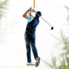 Custom Photo Golf Player Ornament 2023 - Sport Personalized Custom Ornament - Acrylic Custom Shaped - Christmas Gift For Golf Players, Golf Lovers