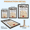 You Are The Special Piece Of Our Family - Family Personalized Custom 2-Layered Wooden Plaque With Stand - Mother's Day, House Warming Gift For Mom, Grandma