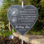 Your Life Is A Blessing - Memorial Personalized Memorial Garden Slate & Hook - Sympathy Gift For Family Members