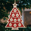Magical Christmas Tree - Family Personalized Custom Ornament - Wood Christmas Tree Shaped - Christmas Gift For Family Members