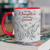 First My Mother Forever My Friend - Family Personalized Custom Accent Mug - Gift For Mom, Daughter